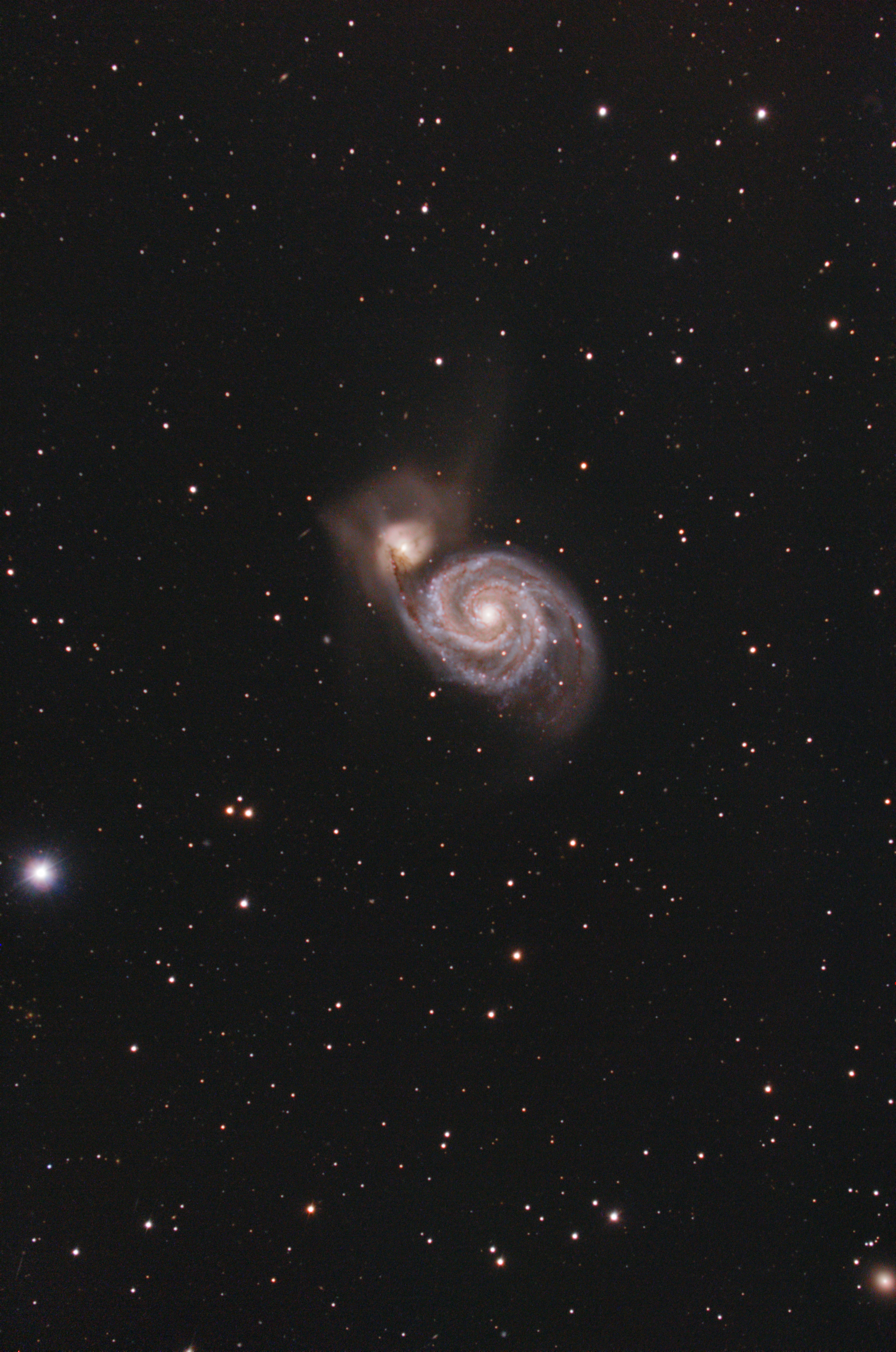 The Whirlpool galaxy - M51